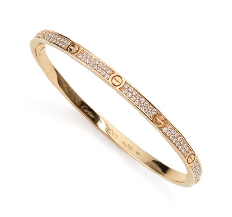 cartier love diamond bangle|cartier love bangle full diamond.